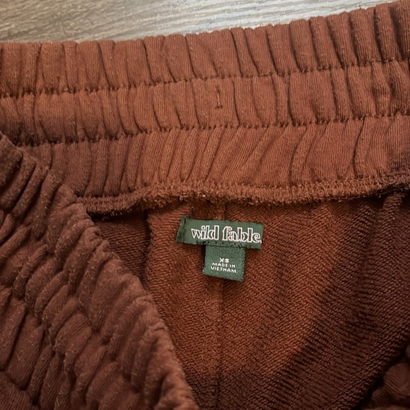 Wild Fable 2 piece brown matching sweatsuit size XS - Picture 4 of 8